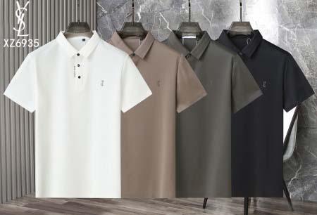 2025年5月7日入荷新作YSL紳士半袖ポロシャツ安いけど高...