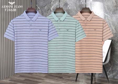 2025年5月7日入荷新作ARMANI紳士半袖ポロシャツ安い...
