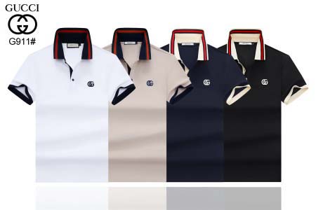 2025年5月7日入荷新作GUCCI紳士半袖ポロシャツ安いけ...
