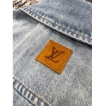 2025年5月7日入荷新作Louis Vuitton半袖のデニムシャツ 原版復刻限定品が人気で高級/fuke工場