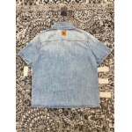 2025年5月7日入荷新作Louis Vuitton半袖のデニムシャツ 原版復刻限定品が人気で高級/fuke工場