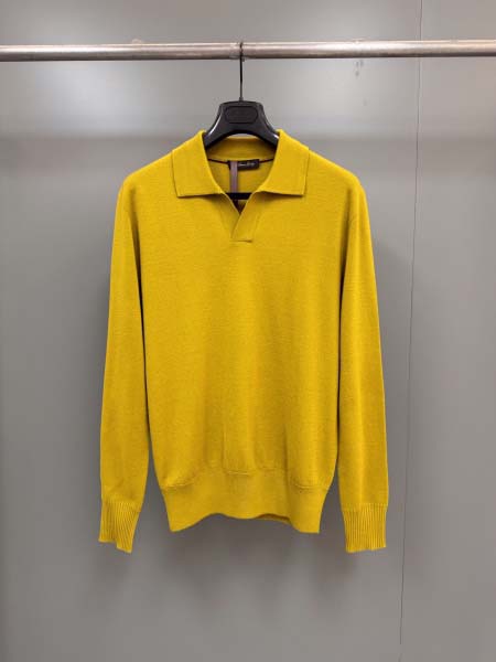 2025年5月7日入荷新作Loropiana長袖ポロシャツウ...