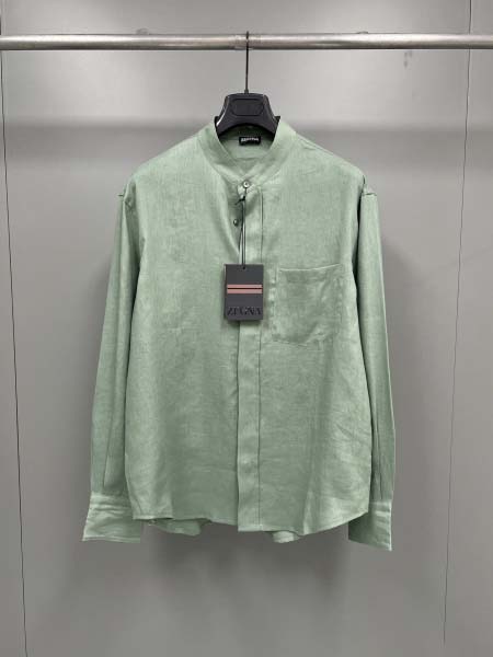 2025年5月7日入荷新作ZEGNA長袖 シャツ 原版復刻限...