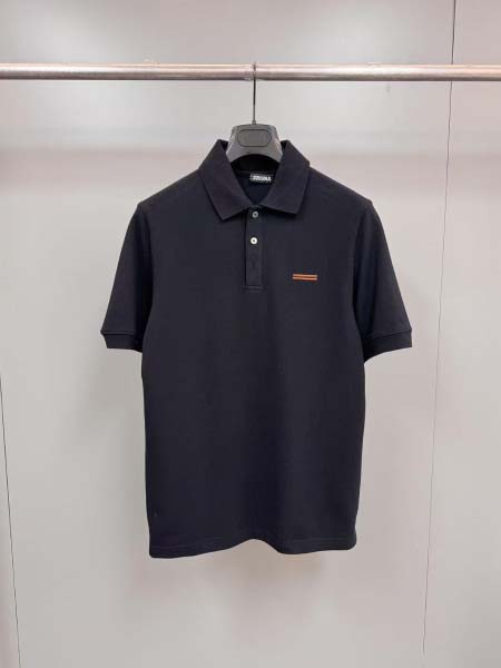2025年5月8日入荷新作ZEGNA半袖ポロシャツ 原版復刻...