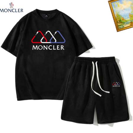 2025年5月10日入荷新作MONCLER半袖 上下安価で人...