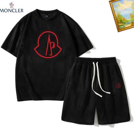 2025年5月10日入荷新作MONCLER半袖 上下安価で人...