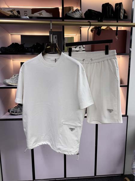 2025年5月20日入荷新作Prada半袖セット上下 原版复...