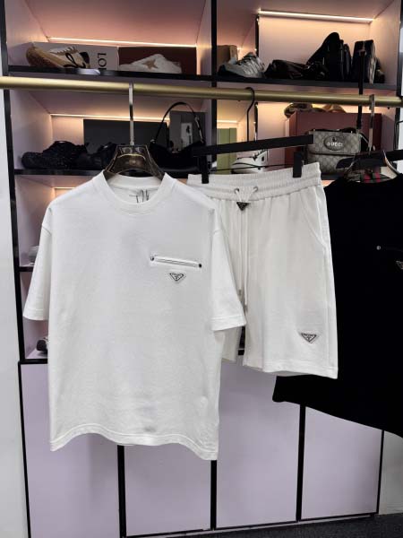 2025年5月20日入荷新作Prada半袖セット上下 原版复...