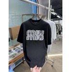 2025年5月20日入荷新作MiuMiu半袖Tシャツ 原版复刻高級品香港の会社超厳選★入手困難/誕生日プレゼント/yinx工場M-XXXL