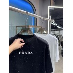 2025年5月20日入荷新作PRADA半袖Tシャツ 原版复刻高級品香港の会社超厳選★入手困難/誕生日プレゼント/yinx工場M-XXXL
