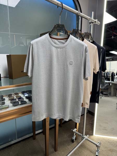 2025年5月22日入荷新作ZEGNA半袖Tシャツ 原版复刻...