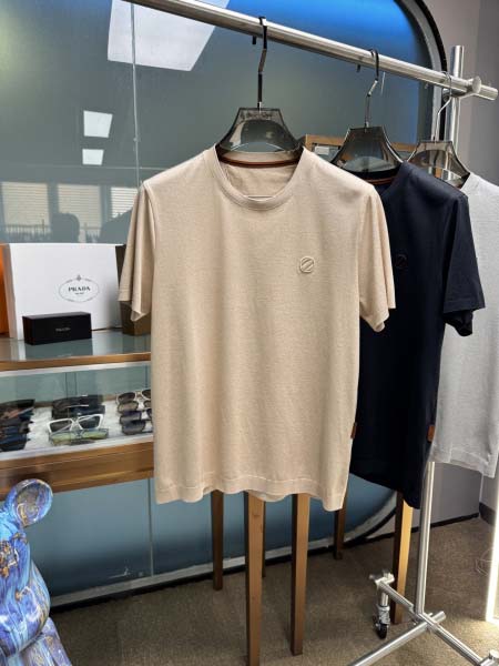 2025年5月22日入荷新作ZEGNA半袖Tシャツ 原版复刻...