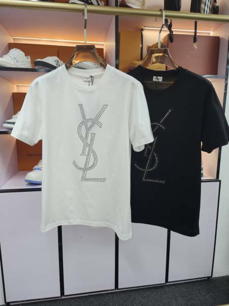 2025年5月22日入荷新作YSL半袖Tシャツ 原版复刻高級...