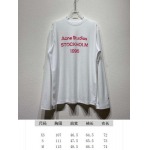 2025年5月26日入荷新作ACNE長袖 Tシャツ男女兼用高品質★誕生日プレゼント/結婚祝い/内祝い/贈り物/SD工場