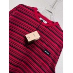 2025年5月26日入荷新作Miumiu長袖 Tシャツ男女兼用高品質★誕生日プレゼント/結婚祝い/内祝い/贈り物/SD工場