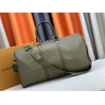 2025年5月28日入荷Louis Vuitton バッグM57088 M21536  keepall bandouliere 50 monogram shadow  monogram  SIZE：50x 29 ×23 CM 人気の新作/誕