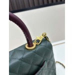 2025年5月29日入荷新作   Chanel  coco handle  Coco  SIZE22x15x8 お安い/人気/革/バッグ/XX工場