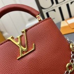 2025年5月29日入荷新作Louis VuittonM12935 Capucines CapucinesChain On You Monogram SIZE::21×14×8cmお安い/人気/革/バッグ/XX工場