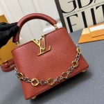 2025年5月29日入荷新作Louis VuittonM12935 Capucines CapucinesChain On You Monogram SIZE::21×14×8cmお安い/人気/革/バッグ/XX工場