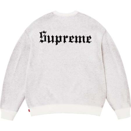 2025年6月12日入荷新作 SUPREME FW24 SNOW WHITE SWEATER S- XL 誕生日プレゼント/男女兼用/高品質/正規品と同じ人気/16工場