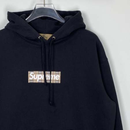 2025年6月12日入荷新作 SUPREME X BURBERRY BOX LOGO HOODED  S-XL 誕生日プレゼント/男女兼用/高品質/正規品と同じ人気/16工場