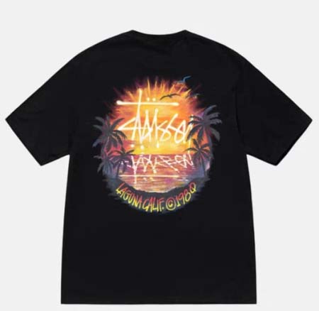 2025年6月12日入荷新作STUSSY SS24 SUNSET TEE T  S-XL 誕生日プレゼント/男女兼用/高品質/正規品と同じ人気/16工場