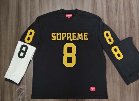 2025年6月13日入荷新作 Supreme 25SS Week4 8 8T SUPREME SS25 AFFILIATED L/S FOOTBALL TOP S- XL誕生日プレゼント/男女兼用/高品質/正規品と同じ人気/16工場