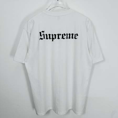 2025年6月14日入荷新作T SUPREME FW24 SNOW WHITE TEE  S-XL  誕生日プレゼント/男女兼用/高品質/正規品と同じ人気/16工場