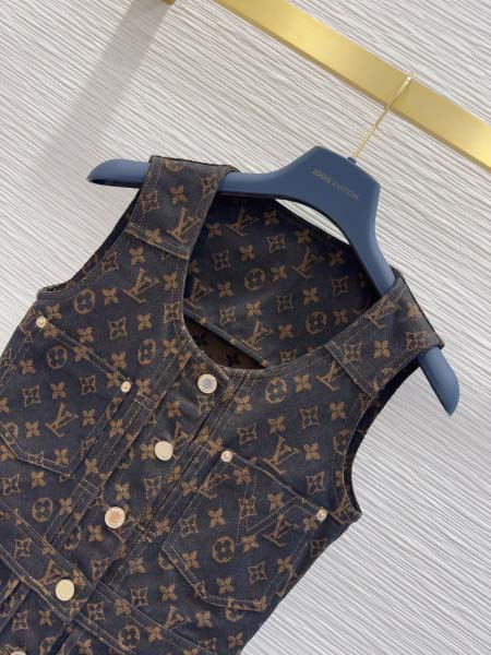 2025年6月18日入荷春夏新作Louis Vuittonデニム ワンピースファッション/誕生日プレゼント/贈り物 can工場