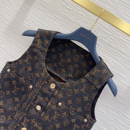 2025年6月18日入荷春夏新作Louis Vuittonデニムタンクトップファッション/誕生日プレゼント/贈り物 can工場