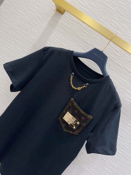 2025年6月18日入荷春夏新作Louis Vuitton半袖 Tシャツファッション/誕生日プレゼント/贈り物 can工場