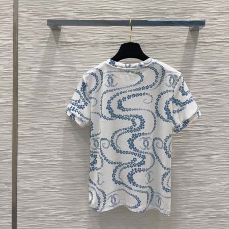 2025年6月18日入荷春夏新作CHANEL半袖 Tシャツファッション/誕生日プレゼント/贈り物 can工場