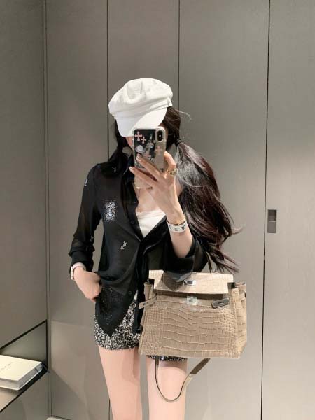 2025年6月18日入荷春夏新作ysl長袖 シャツファッション/誕生日プレゼント/贈り物 can工場