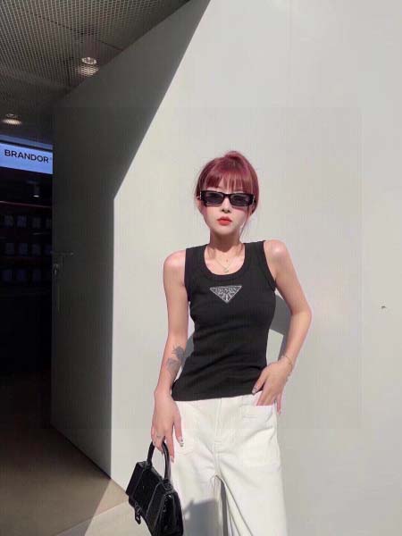 2025年6月18日入荷春夏新作Pradaタンクトップファッション/誕生日プレゼント/贈り物 can工場