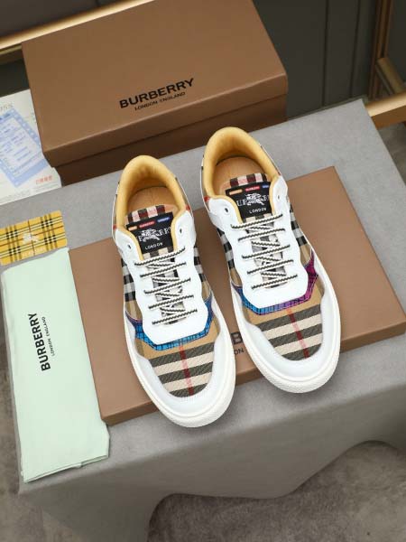 2025年6月20日入荷新品burberryカジュアルシューズ/スニーカー｜メンズ靴人気本革製ギフト/誕生日/TL工場