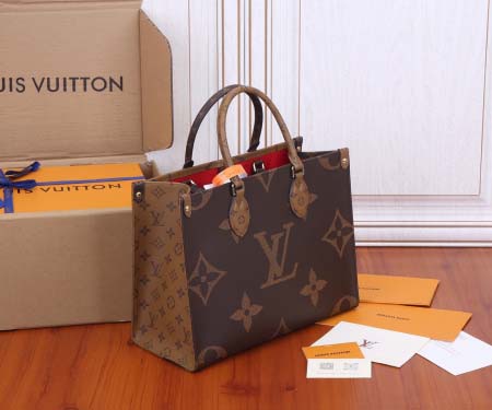 2025年6月26日入荷Louis Vuitton バッグOnthego Monogram Monogram Reverse Toron :M45039:35CMx27CMx14CM 高品質人気の新作/誕生日プレゼント/SQ工場