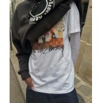 2025年6月13日入荷新作DT STUSSY X DENIM  SS25 TEARS ANNIE LEE TEE  S- XL    誕生日プレゼント/男女兼用/高品質/正規品と同じ人気/16工場