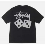 2025年6月13日入荷新作STUSSY SS25 DICE TEE PIGMENT DYED T  S-XL    誕生日プレゼント/男女兼用/高品質/正規品と同じ人気/16工場