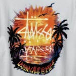 2025年6月14日入荷新作STUSSY SS24 SUNSET TEE T S-XL  誕生日プレゼント/男女兼用/高品質/正規品と同じ人気/16工場
