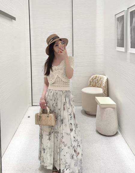 2025年6月16日入荷春夏新作DIORニット半袖ファッショ...