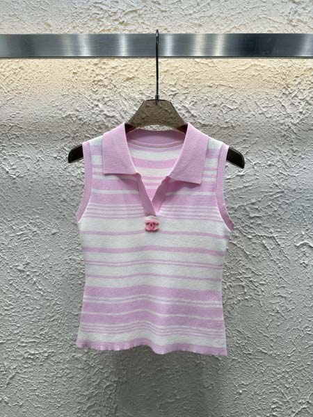 2025年6月18日入荷春夏新作chanelニット タンクト...