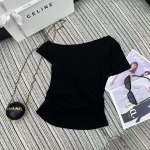 2025年6月18日入荷春夏新作Chrome hearts斜め肩 半袖 Tシャツ ファッション/誕生日プレゼント/贈り物 can工場