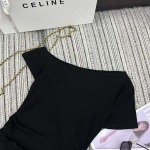 2025年6月18日入荷春夏新作Chrome hearts斜め肩 半袖 Tシャツ ファッション/誕生日プレゼント/贈り物 can工場