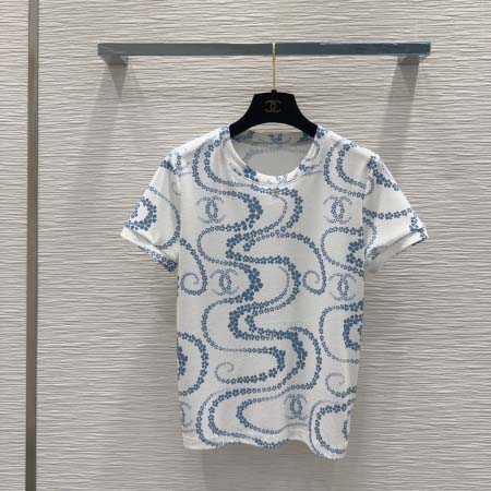 2025年6月18日入荷春夏新作CHANEL半袖 Tシャツフ...