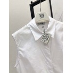 2025年6月18日入荷春夏新作LOEWEノースリーブのシャツファッション/誕生日プレゼント/贈り物 can工場