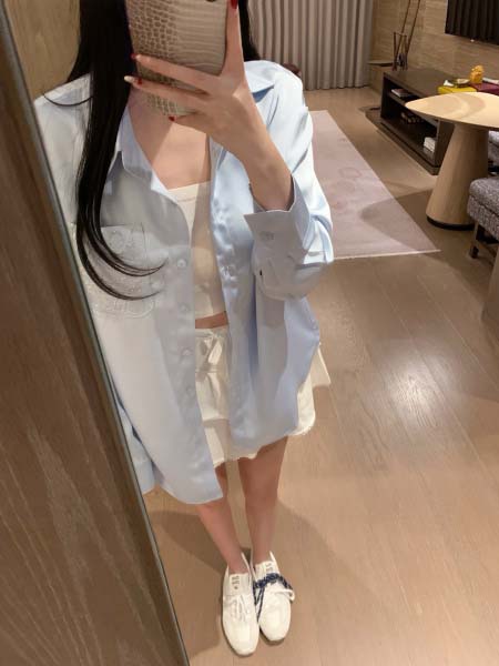 2025年6月18日入荷春夏新作LOEWE長袖  シャツファ...