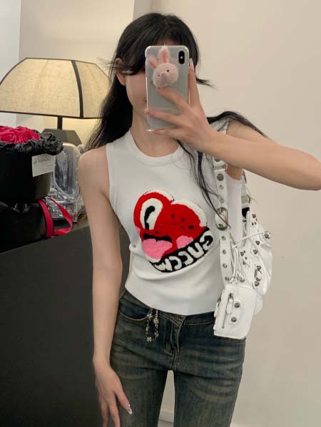 2025年6月18日入荷春夏新作Gucciニット タンクトッ...