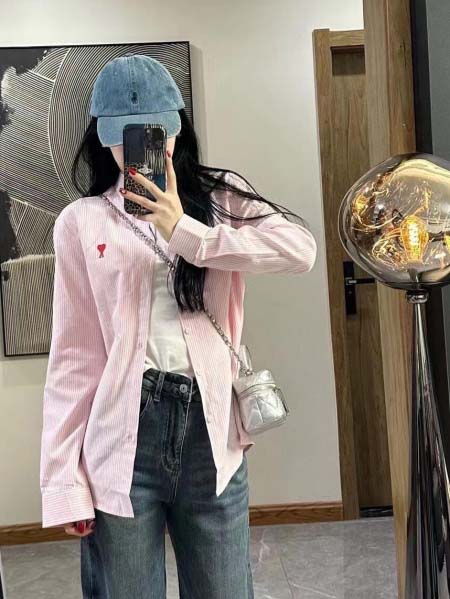 2025年6月18日入荷春夏新作Ami長袖 シャツファッショ...