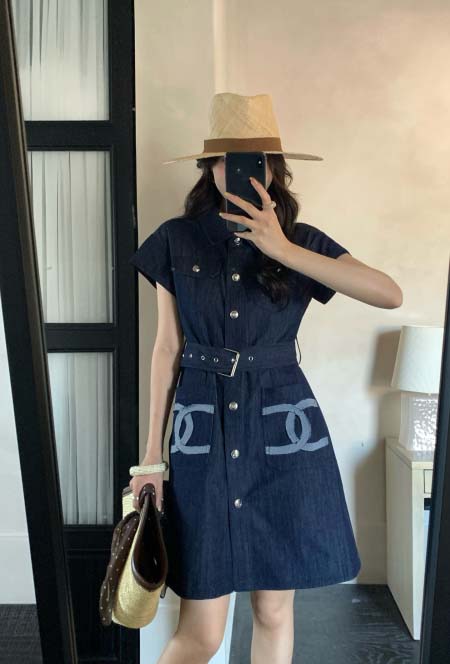 2025年6月18日入荷春夏新作Chanelワンピースファッ...