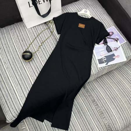 2025年6月18日入荷春夏新作LOEWEワンピースファッシ...